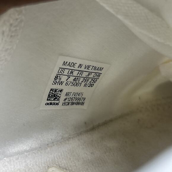 Adidas NMD R1 Womens Size 8.5 White Beige Athletic Running Shoes Sneakers FV2475 - Picture 9 of 9